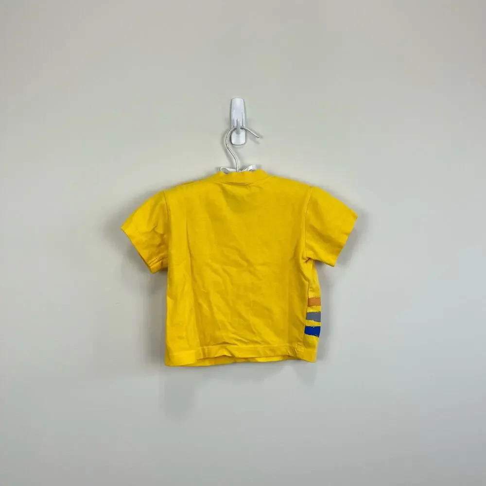 Vintage OshKosh B'gosh Yellow Dog Tee Shirt 6-9 Months